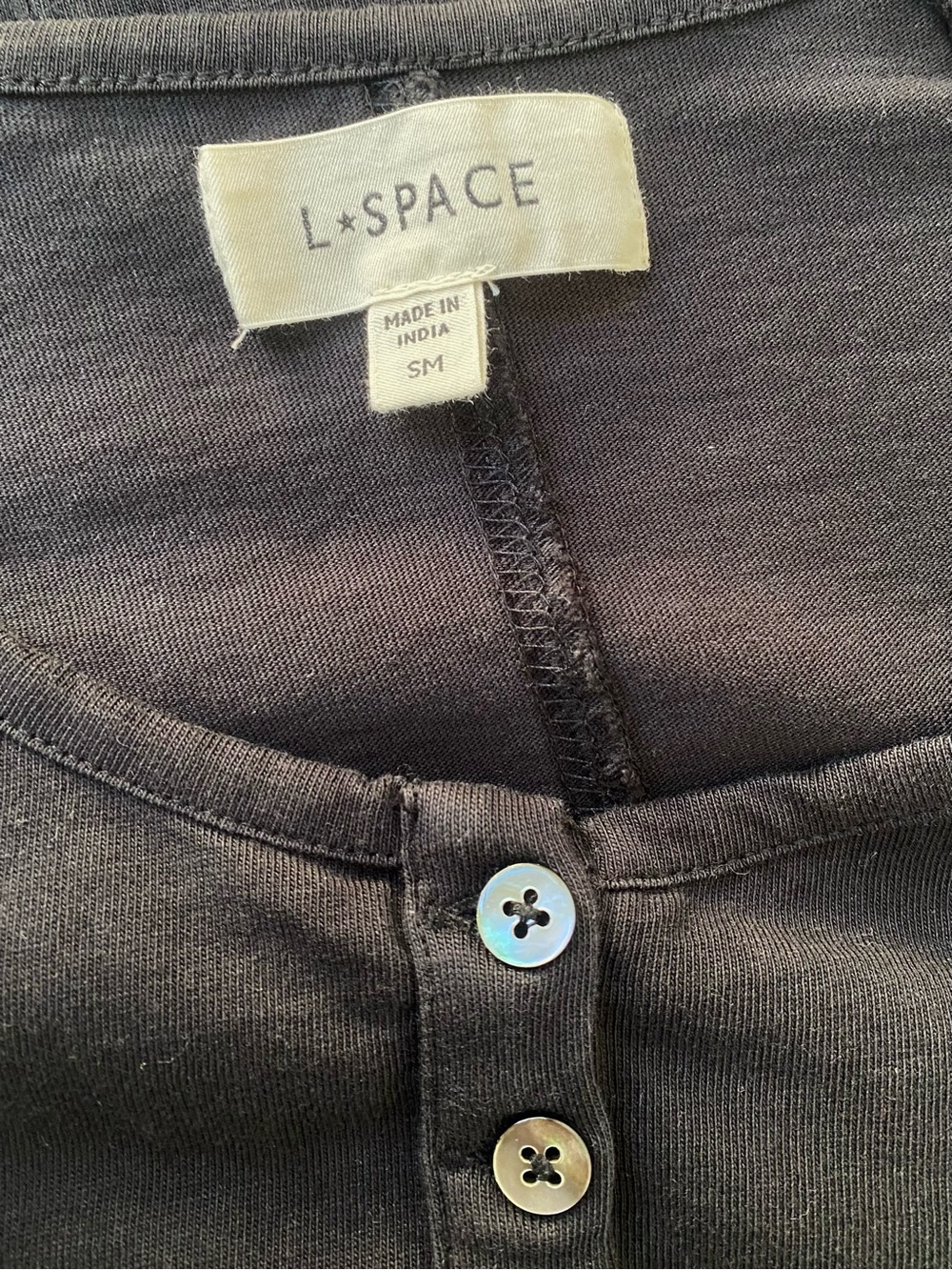 LSPACE x Anthropologie NWOT Long Sleeve Maxi Dress in Black, Size S - Picture 6 of 10